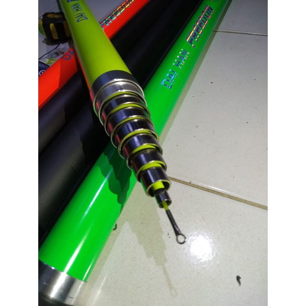 Joran Tegek Giant Flag Tongkat Bendera 12 Meter dan 10 Meter Diameter Besar Kaku Tegek Ikan Gabus Jo