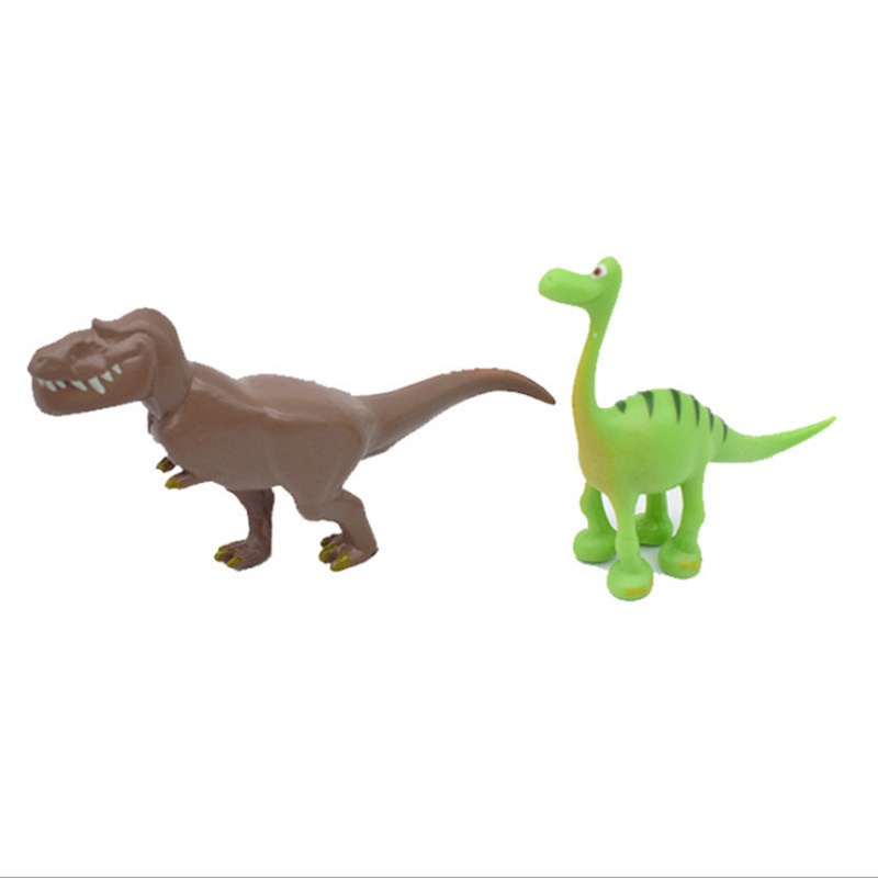 12pcs / set Mainan Boneka Action Figure Dinosaurus Bahan PVC Untuk Dekorasi Kue