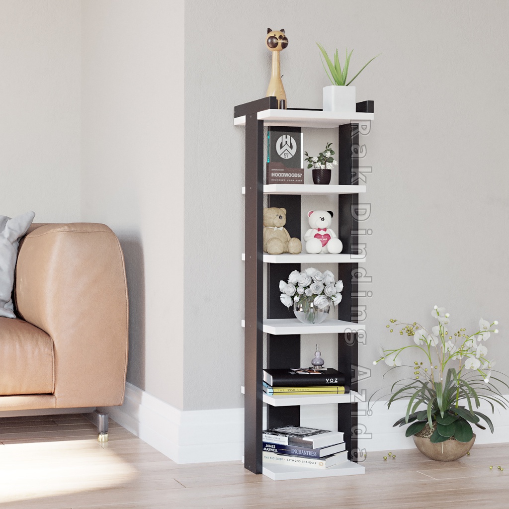 Rak Sepatu 6 Susun Rak Sandal Serbaguna Bahan Plywood 15mm Rak Bunga susun standing pot Rak bunga Su