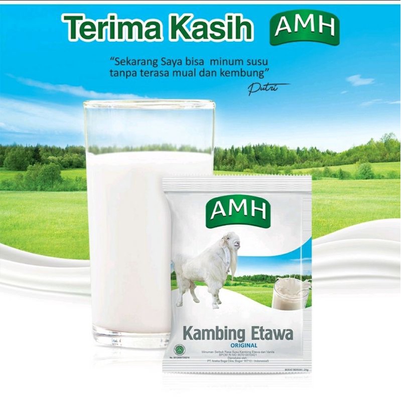 

SUSU KAMBING ETAWA AMH ORIGINAL DAN JAHE isi 10 sct