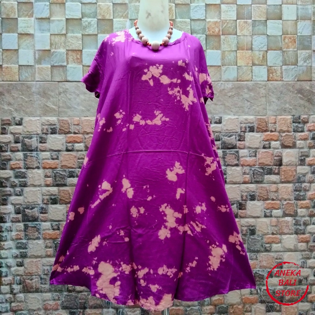 Daster payung tie dye Bali murah Uk-XL, Baju tidur, daster vega mega, pakaian Wanita, tye die casual, tie die, tye dye-Foto 12