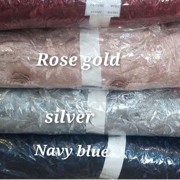 ✴ kain tile 3d non geliter/tile akar/mutiara/tile dot. brokat tile 3d/bunga timbul ☇