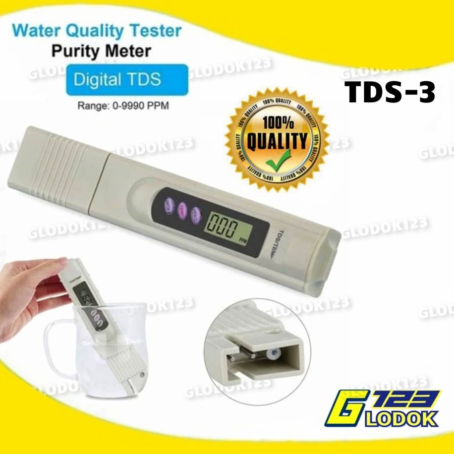 Alat Ukur PH TDS Meter Tester Digital Air Hidroponik Keasaman Air