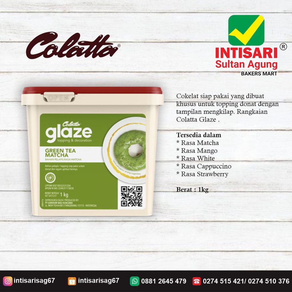 

COLATTA GLAZE 1 KG