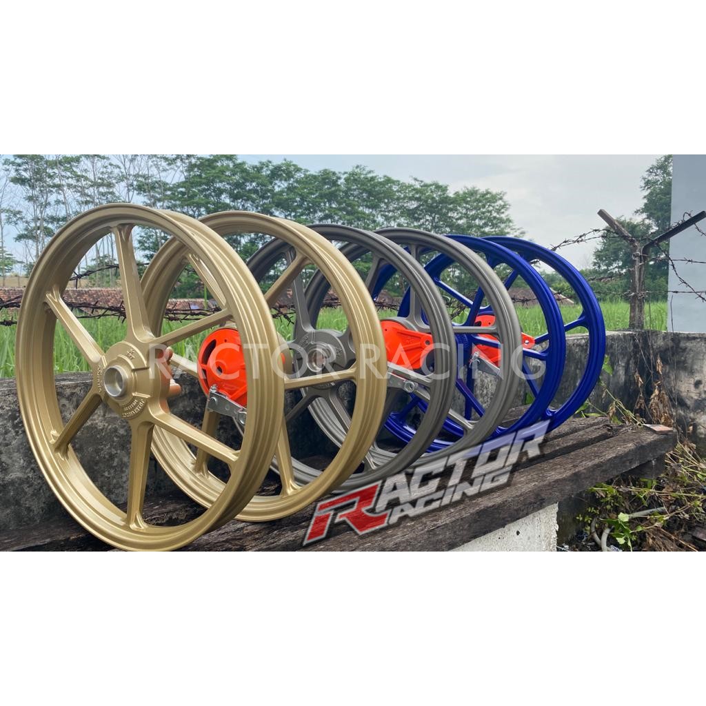 Velg Brt Chemco Jupiter Jupiter Z1 Jupiter Mx Old Silver Biru Gold