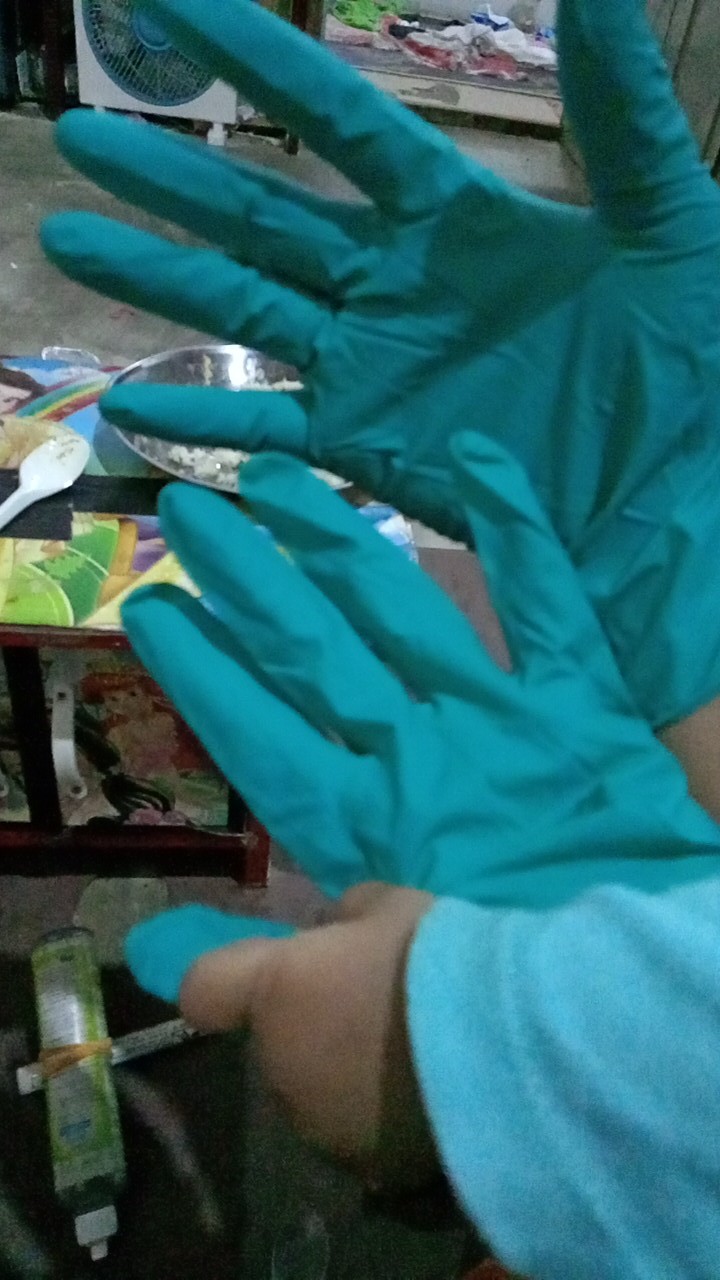 Sarung Tangan Karet Nitrile Tebal Bisa Digunakan Berkali Kali Dan Bisa Dicuci Harga Perpasang