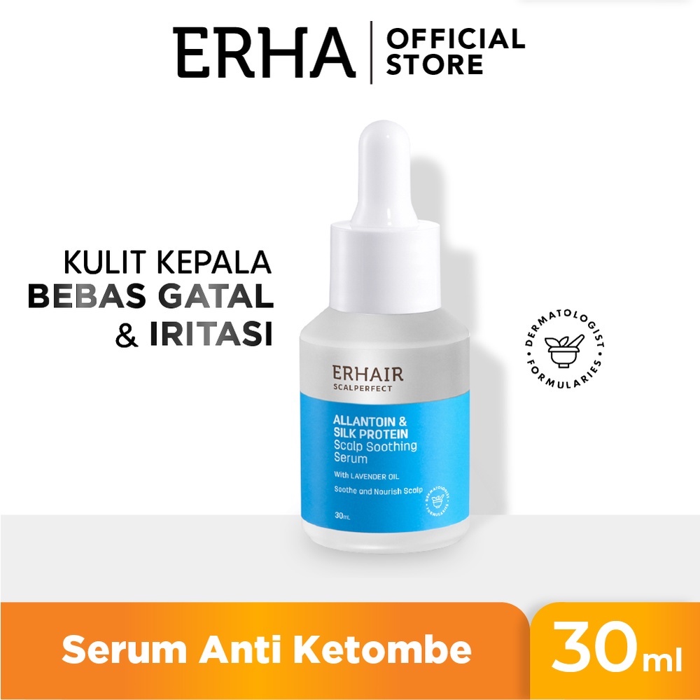 ERHA ERHAIR Scalperfect Allantoin &amp; Silk Protein Scalp Soothing Serum 30ml