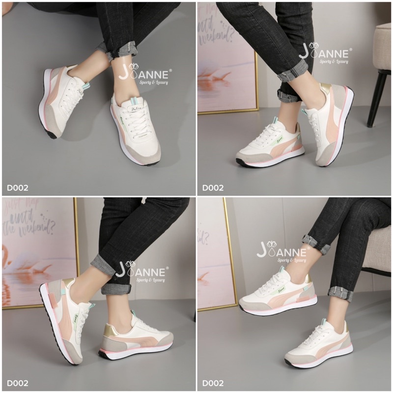 RESTOCK! [ORIGINAL] JOANNE Sporty Sneakers Shoes Sepatu Wanita #D002