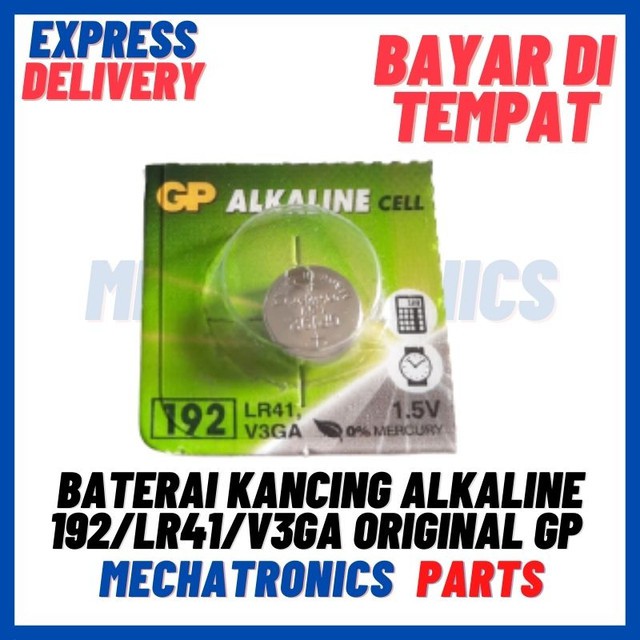 [BTR-9018] BATERAI KANCING ALKALINE 192/LR41/V3GA ORIGINAL GP BATERAI