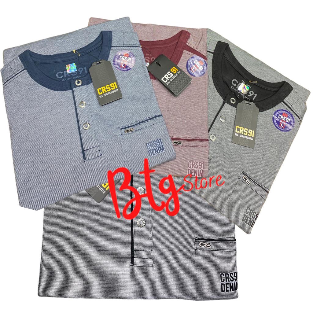 [NEW] Kaos CRS 91 Salur / Kaos Garis CRS/ Kaos Oblong CRS 91 / Kaos Keren 2022 / Kaos Distro Bandung