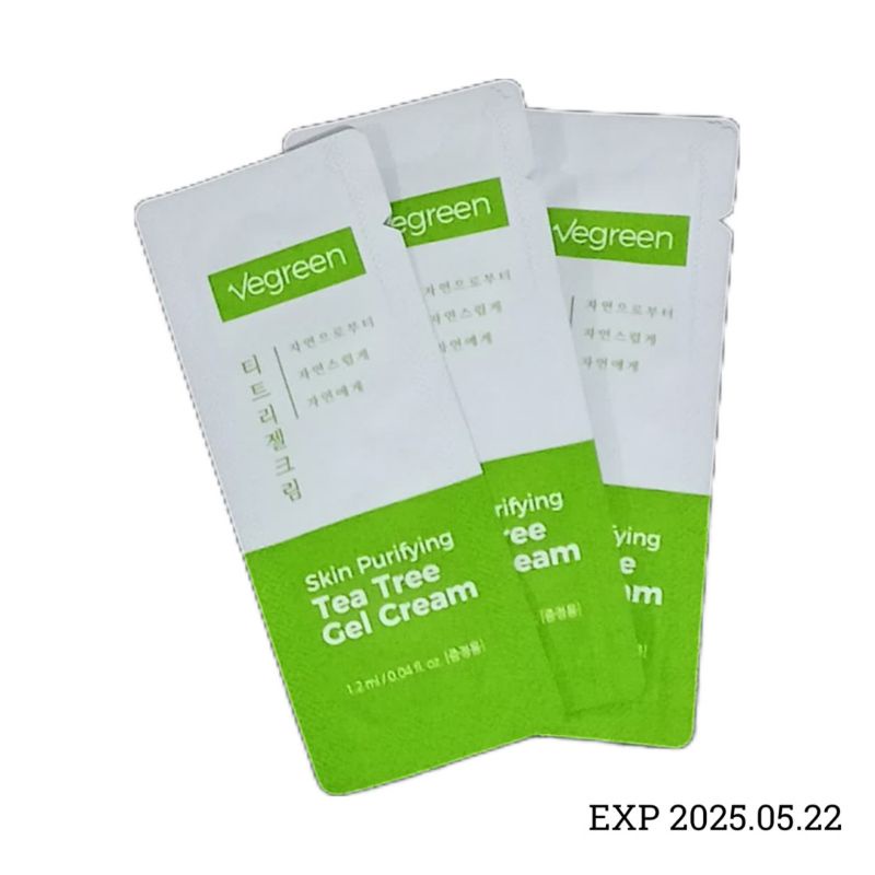 VEGREEN Skin Purifying Tea Tree Gel Cream Sample