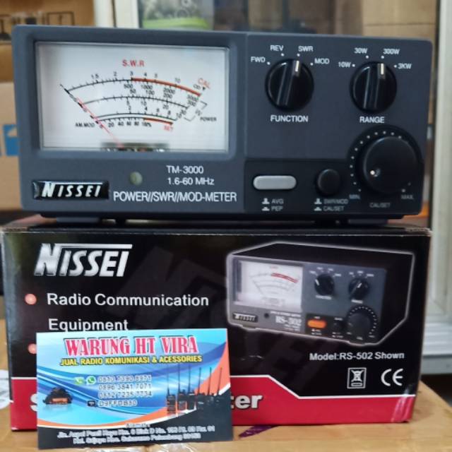 swr power meter Nissei TM3000 max 3KW