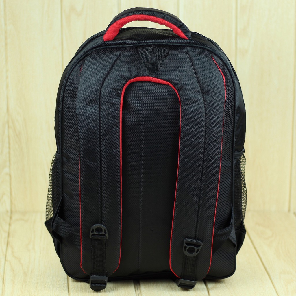 Tas Ransel Polo Bordir Panah Merah Back Pack Laptop Sekolah Kerja