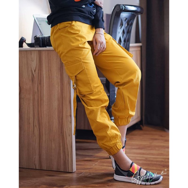 Celana wanita cargo Murah / Bawahan Stylish Jogger Cewek Modis Kekinian BISA BAYAR DITEMPAT(COD)