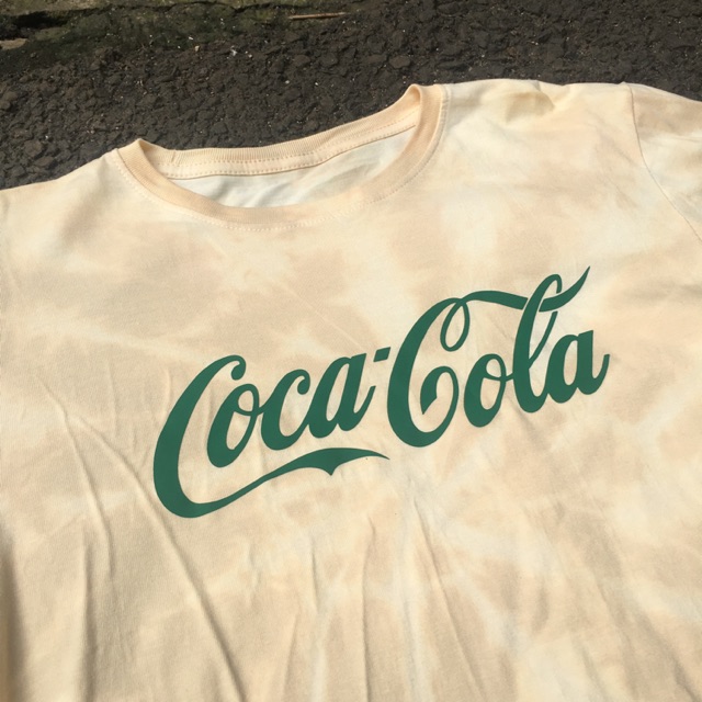 T-shirt Vintage Coca-cola sand tiedye