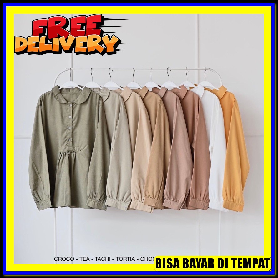 Baju Atasan Cewek Blouse Anak Remaja Kekinian Trend Terbaru Model Rompi At Arde Top Blouse Blus Wani