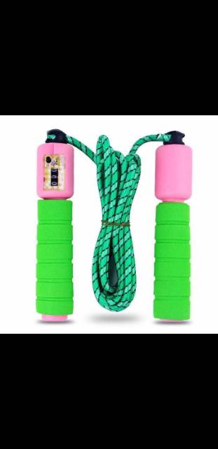 Jump rope skiping soft handle with counter tali skippinggood  god