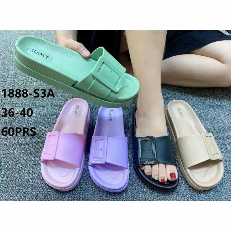 Sandal Slip On Jelly CAROLINE import 1888 S3A BALANCE Sandal Slip On Jelly CAROLINE import 1888 S3A BALANCE