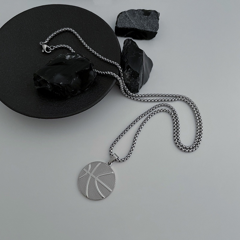 Basketball Pendant Necklace Accessories Hip Hop Chain Fashion Personality Simple