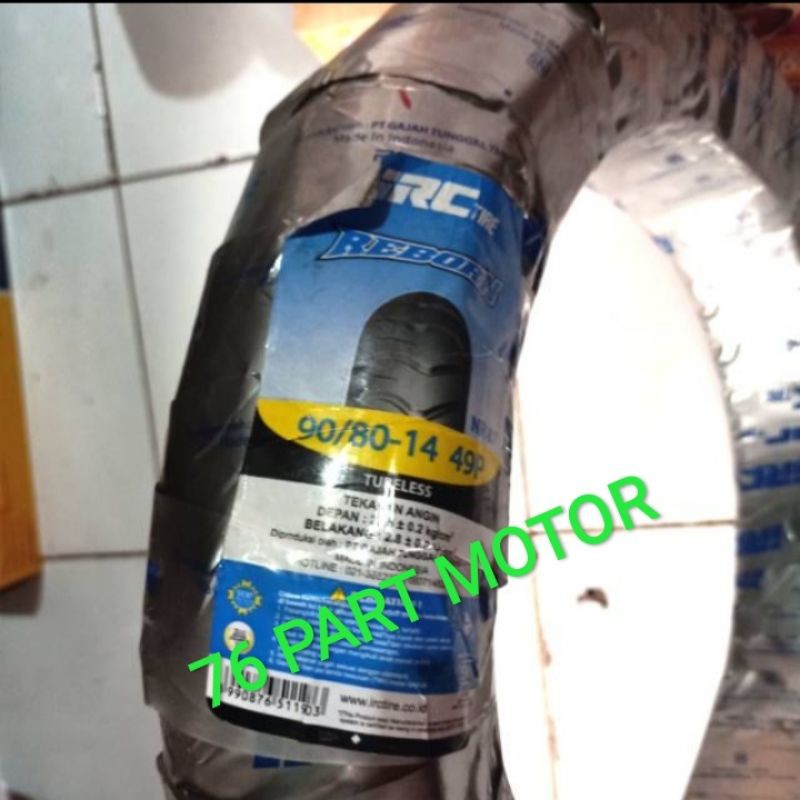 BAN TUBLES MATIC IRC UK 90/80 RING 14 FREE PENTIL