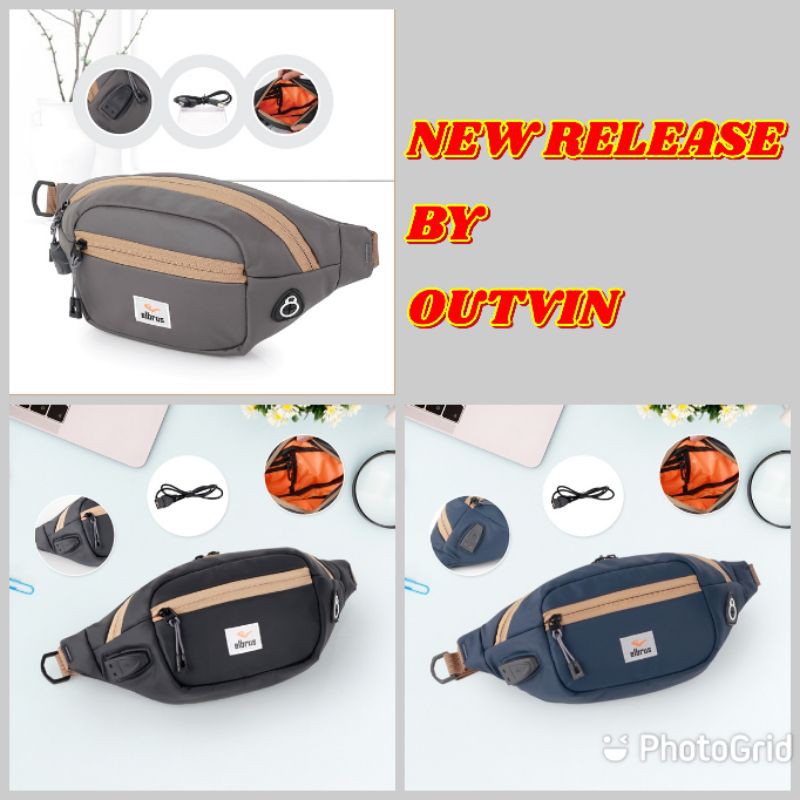 Tas Waist Bag / Sling Bag Pria ORIGINAL