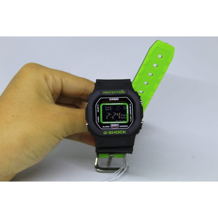 TERBARU JAM TANGAN CASIO G SHOCK GLS 5600 DUAL WARNA HITAM HIJAU