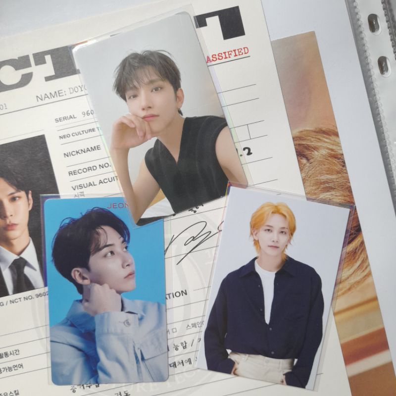 photocard joshua op1 attaca topang dagu seventeen