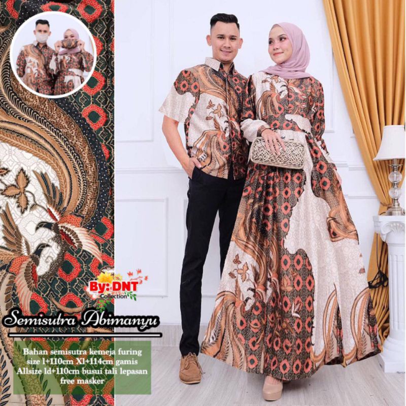 baju couple gamis semi sutra modern couple semi sutra couple modern