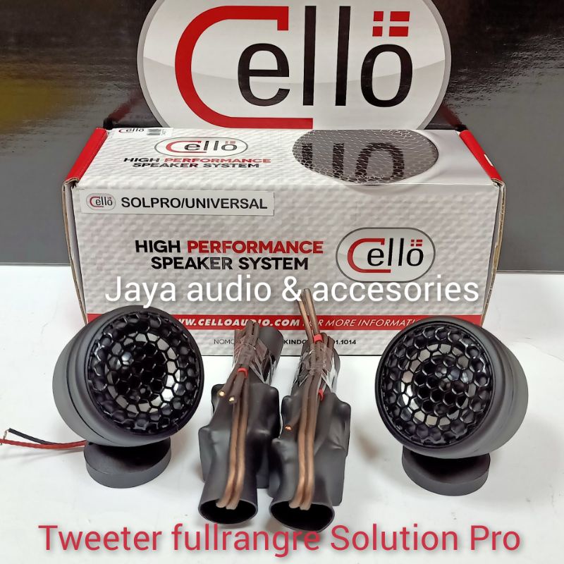 Tweeter Mobil  fullrange solution pro cello universal mounting