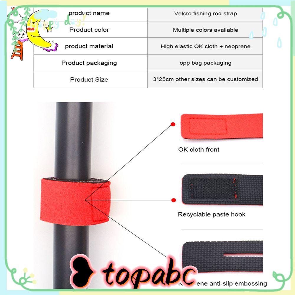 Top 1pc Strap Holder Joran Pancing Multi Warna Untuk Outdoor