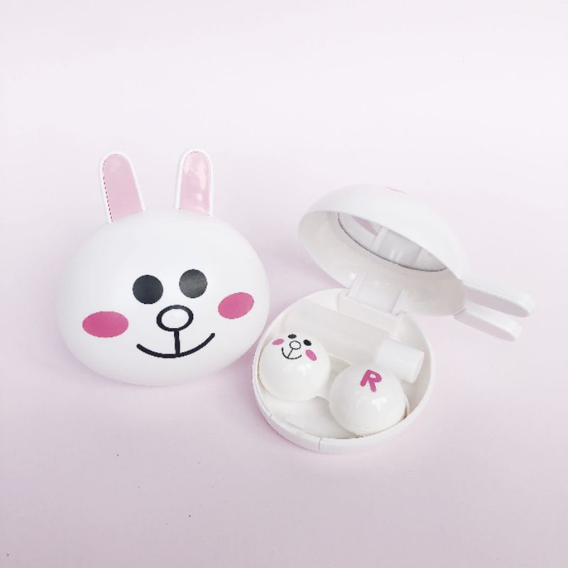 Tempat Softlens Karakter 3D / Softlens Case 3D / Case Softlens Lucu / Case Softlens Karakter Unik dan Lucu / Travel Kit Unik 3D