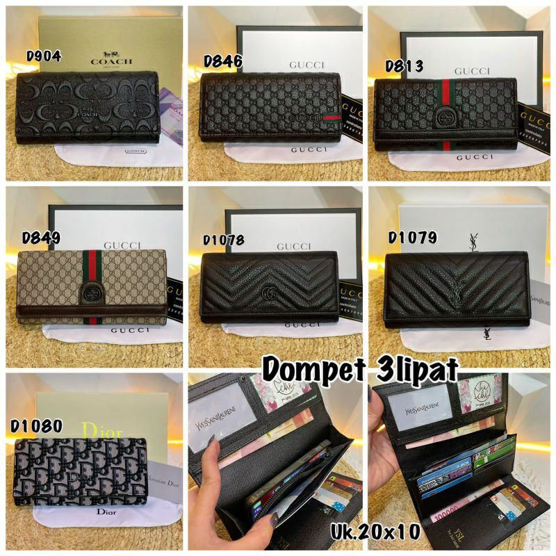 Dompet Panjang Wanita New  Lipat3 Import