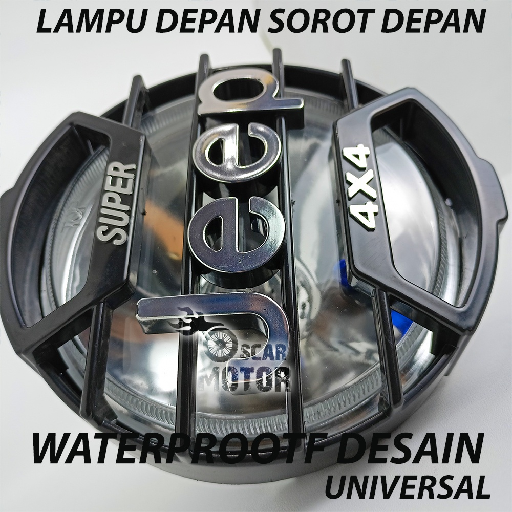 LAMPU JEEP 4X4 TEMBAK SOROT SENJA FLASH BULAT MOTOR KING UNIVERSAL NEW motor