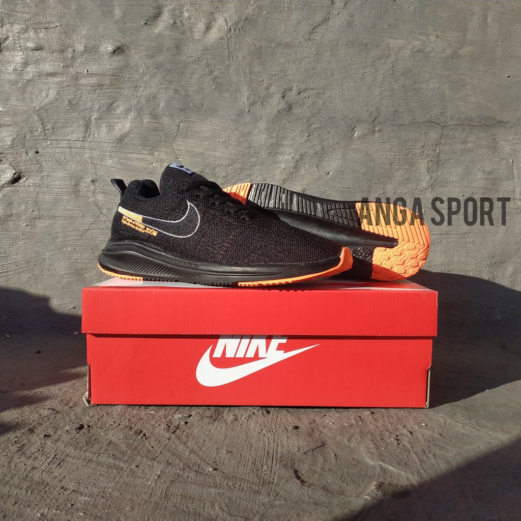 SEPATU RUNNING PRIA NIKE PEGASUS RUNNING SEPATU CASUAL CEWEK COWOK SNEAKERS SPORT HITAM IMPORT