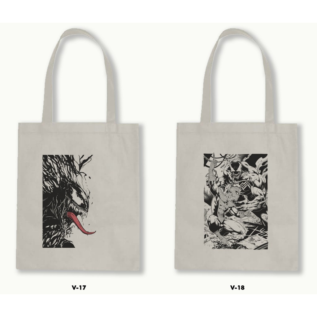 TOTE BAG BLACU -  VENOM .01