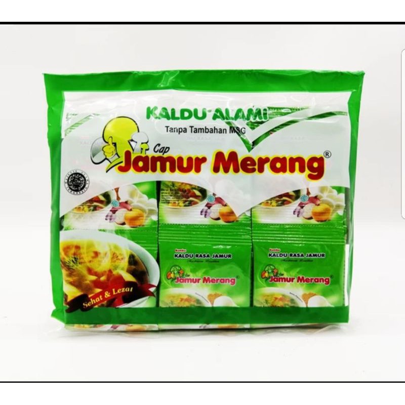 

TERMURAH!!! Kaldu Alami Cap Jamur Merang Per Pack Isi 30 Sachet / Kaldu Jamur Merang 30 Sachet