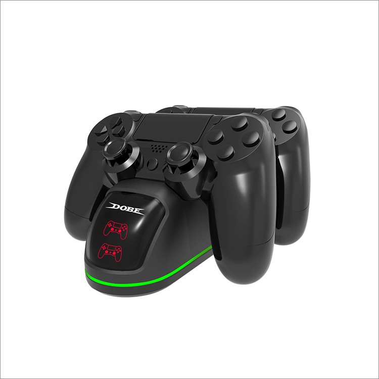 Charger joystick PS4 Dual Charging Dock Dobe Dengan LED Indikator