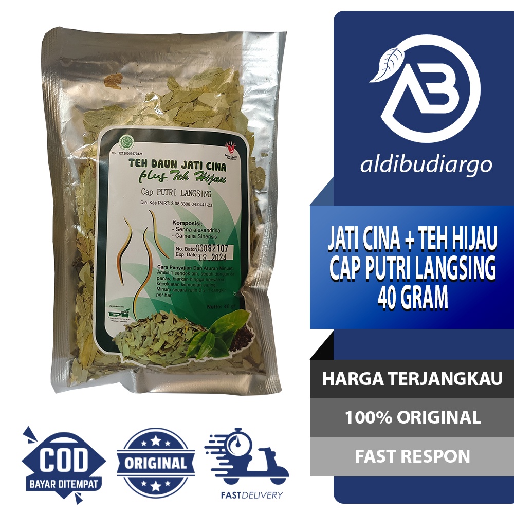 

TEH DAUN JATI CINA PLUS TEH HIJAU CAP PUTRI LANGSING 40 GRAM