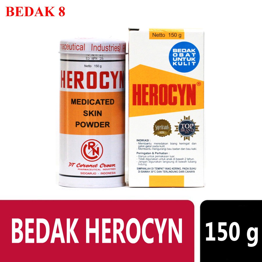 Bedak Herocyn 150 Gram