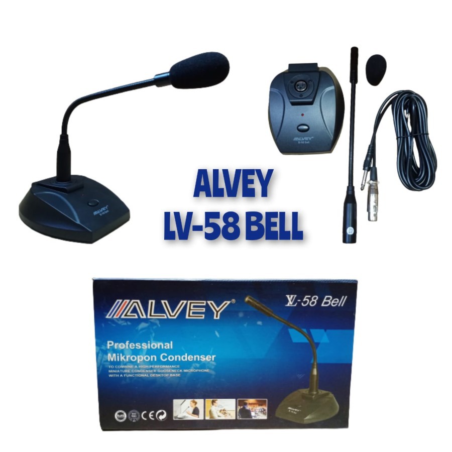 MIC MEJA ALVEY LV-58 MIC MEETING MICROPHONE PLUS TONE BELL