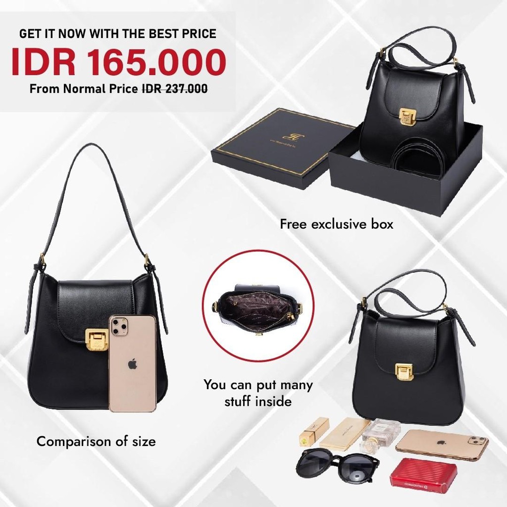 JIMS HONEY TAS WANITA AMBER BAG (FREE EXCLUSIVE BOX)