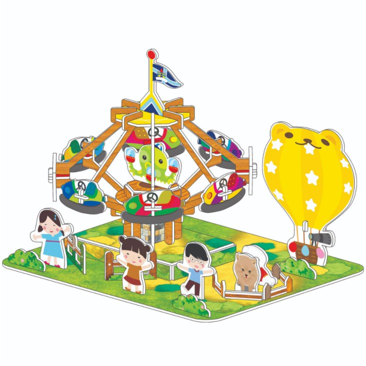 J3 - Mainan puzzle 3D Besar Big size anak kreatif