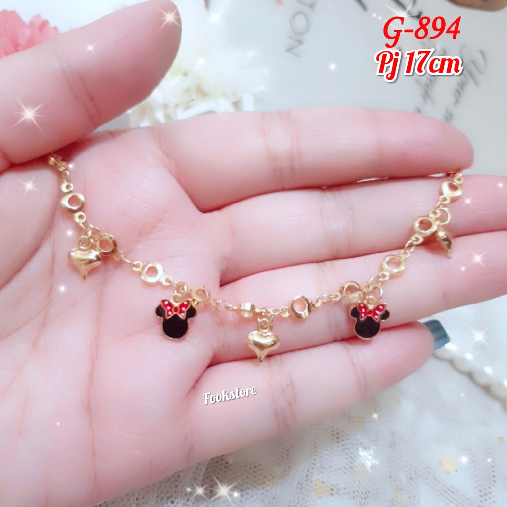 TERBARU GELANG RANTAI ANAK ABG MOTIF KARTUN