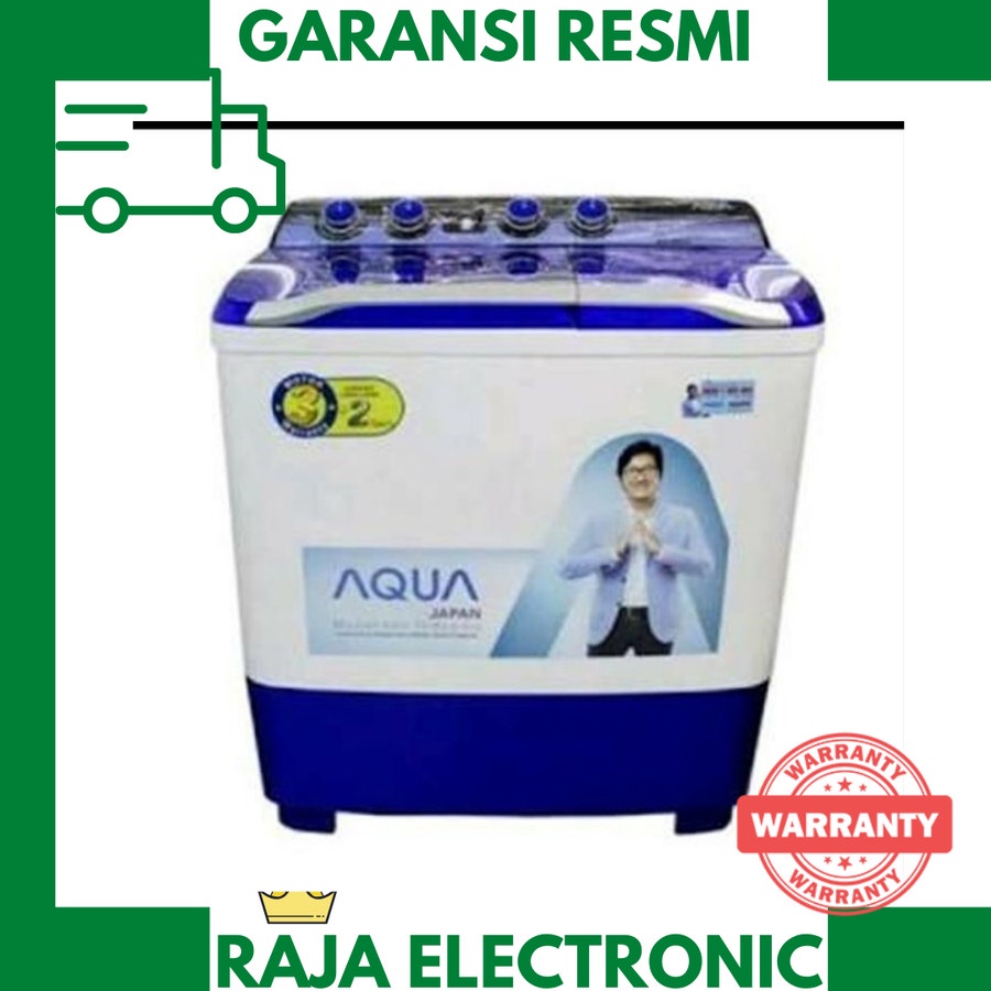 Aqua Mesin Cuci QW 980 - Mesin Cuci 2 Tabung - Mesin Cuci Aqua