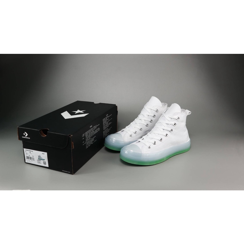 CONVERSE ALL STAR CHUCK TAYLOR HIGH CX BLACK ICE WHITE ENAMEL MINT Sepatu Wanita Pria