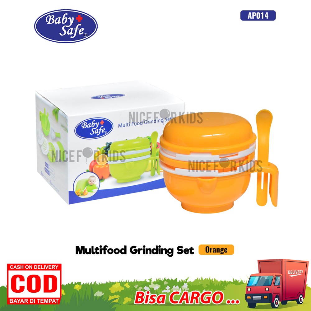 Baby Safe Multi Food Grinding Set AP014 / Set Penghalus Makanan Bayi