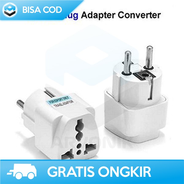 OVER STEKER KAKI 3 KE 2 UNIVERSAL - TRAVEL ADAPTOR KAKI 3 SERBAGUNA