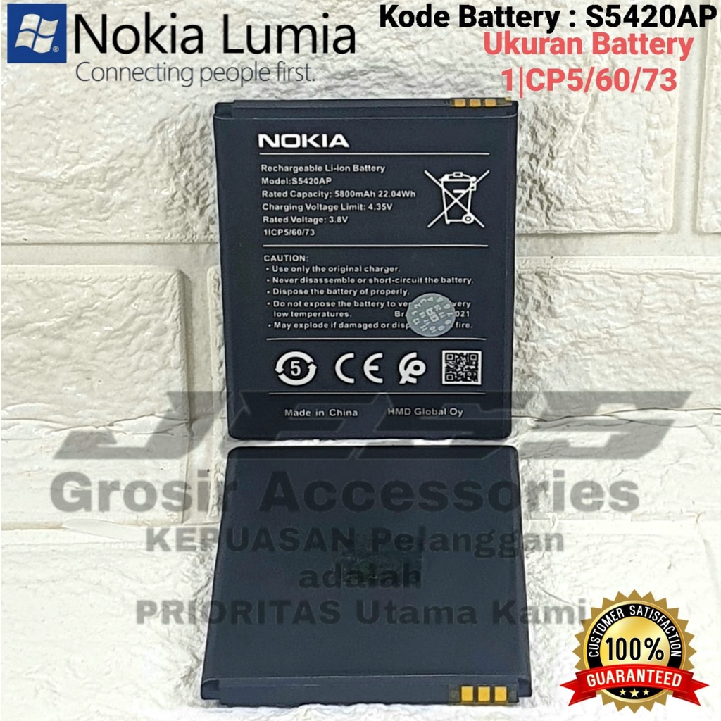 Baterai Battery Original NOKIA C1 2020 - Nokia TA-1165 - Nokia C 1 Android Kode Batre S5420AP