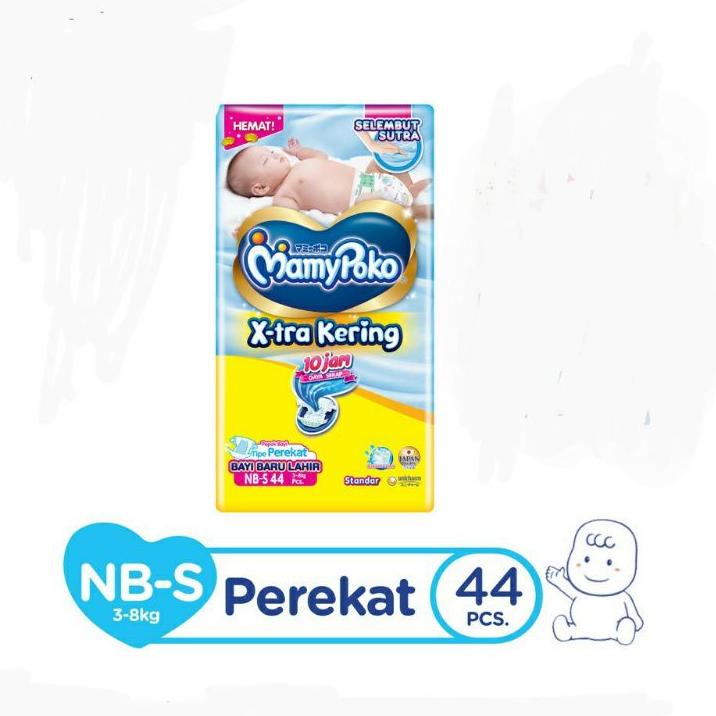 Serbuuuu.. Mamypoko Standard Perekat NB-S 44 NB44 NB 44 NBS