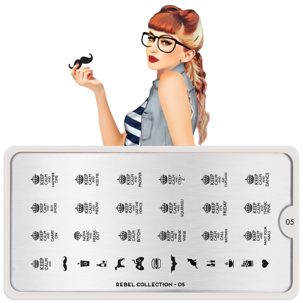 

Moyou London Nail Stamp Rebel 05